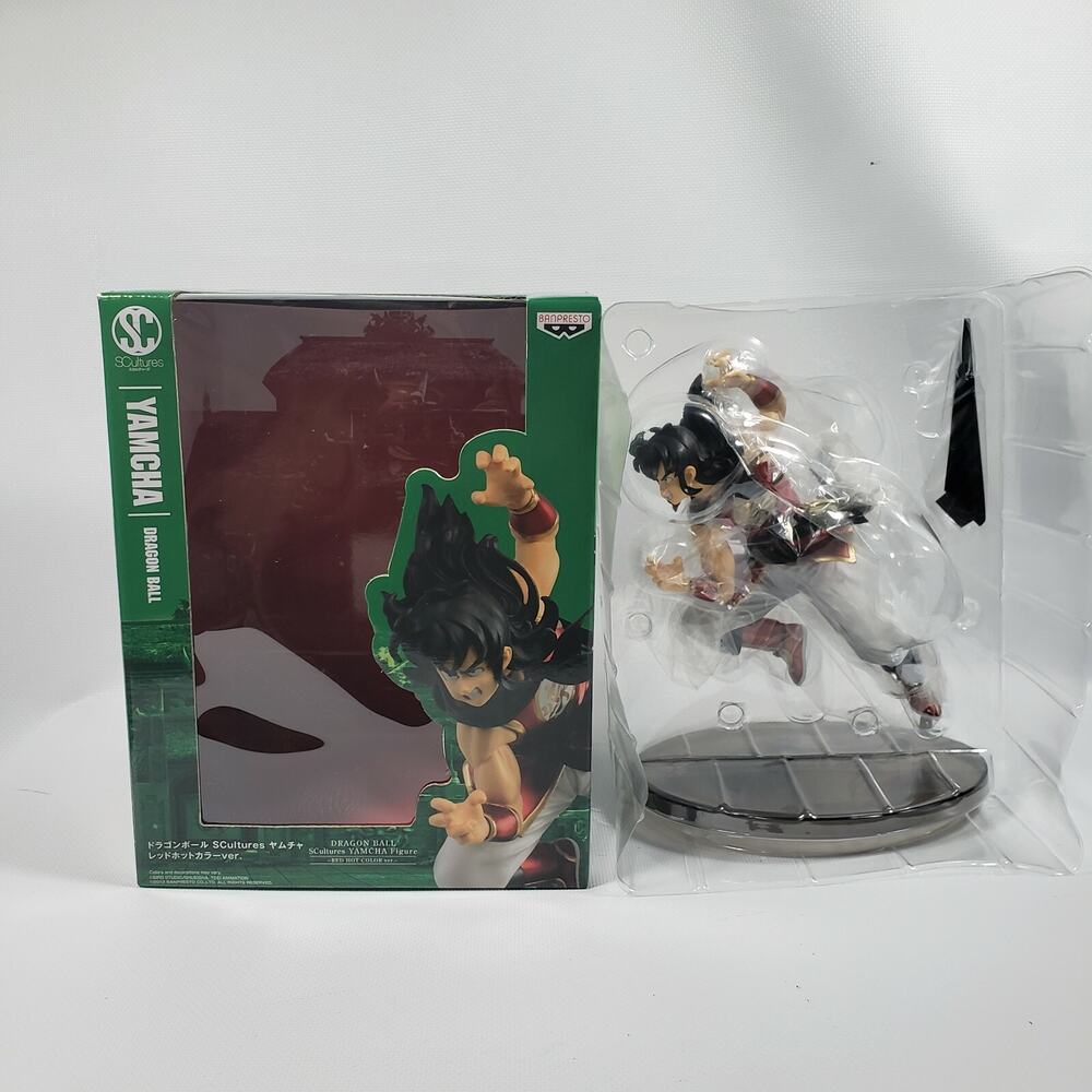NEW YAMCHA Dragon Ball SCultures Red Hot Color Version Statue by Banpresto RARE